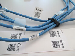 Cable marker - self-laminating