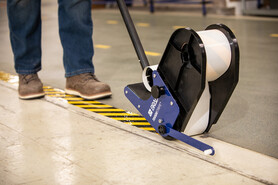 Floor marking unit for ToughStripe floor marking tapes