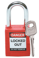 Safety Padlock with steel shackle