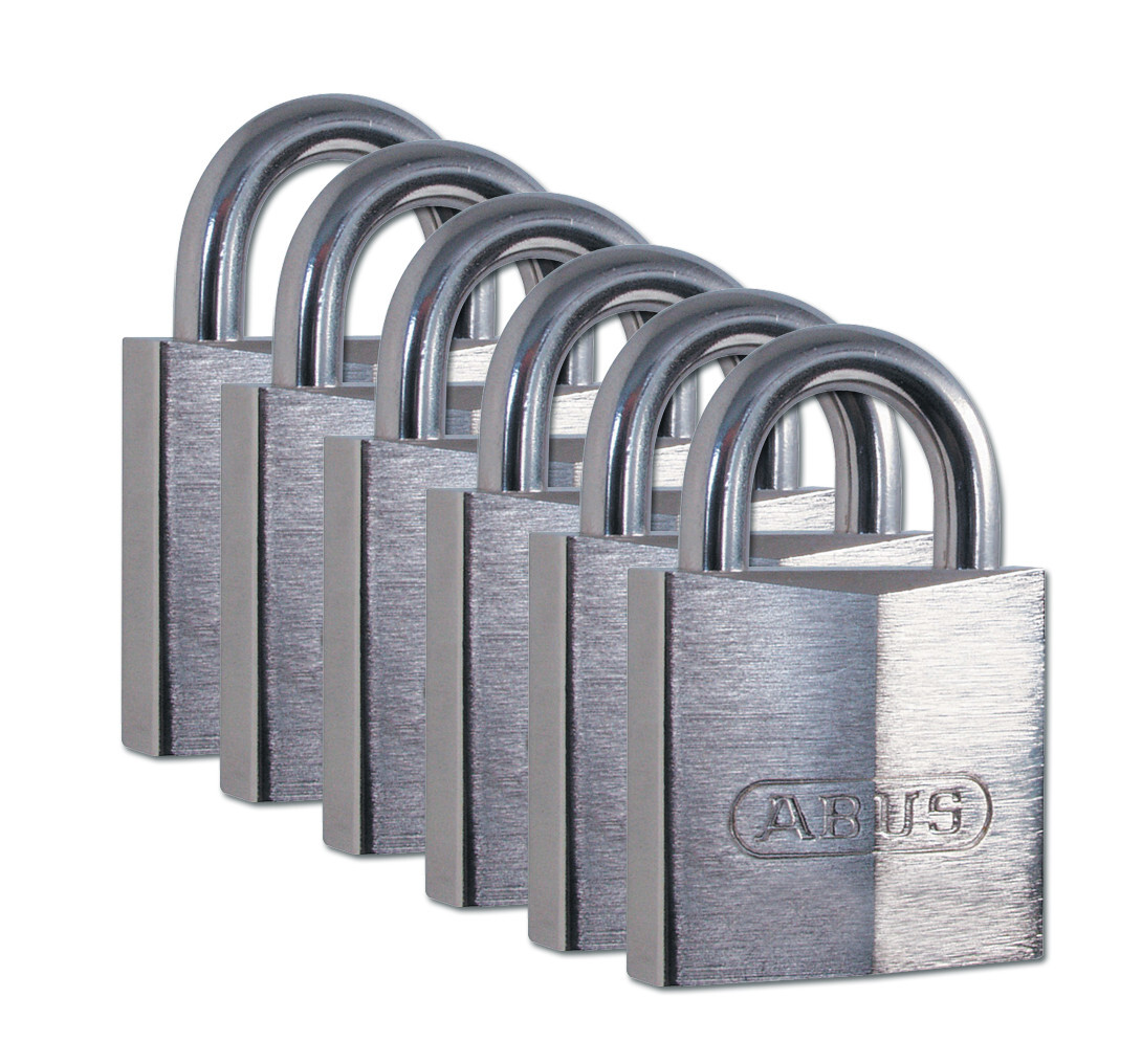 Brass padlock with stainless steel shackle