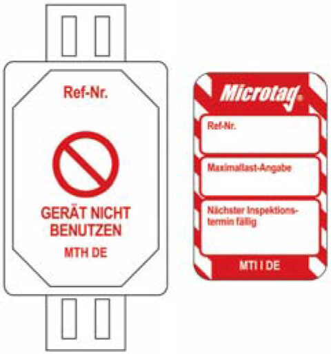 Microtag for lifting devices